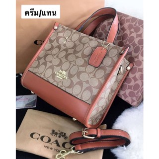 กระเป๋า new collection  coach ขนาด 9 นิ้ว กระเป๋า กระเป๋าถือ crossbody bag โค้ช