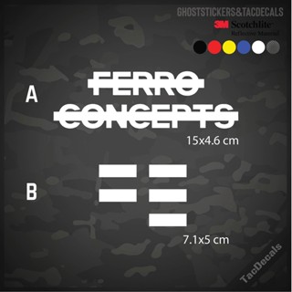 สติกเกอร์โลโก้Ferro Concept สติกเกอร์Tactical แต่งรถยนต์ มอเตอร์ไซค์ กล่องปืน