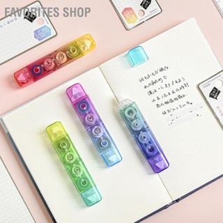 Favorites Shop Correction Tape Gradient Color Shell Packaging Double Head Transparent Simple Adhesive Eraser for School