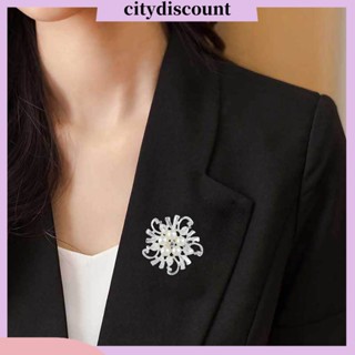 &lt;citydiscount&gt;  เครื่องประดับงานแต่งงาน เข็มกลัดสำหรับคู่แต่งงาน Pin Rhinestone