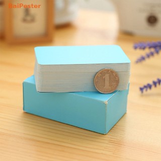 [BaiPester] 100Pcs Playing Card Blank Hard Paper Card Paper DIY Board Game Postcard Handmade