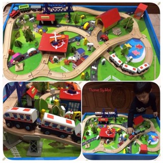 โต๊ะรถไฟไม้ ได้ครบตามรูปที่ลงเลยค่ะ