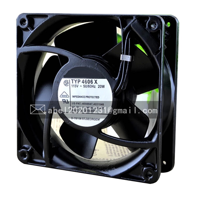 YY ยี่ห้อใหม่ TYP 4606X 4606 X AC115V 20W COOLING FAN 12038 120*120*38MM