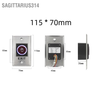 Sagittarius314 สวิตช์เซนเซอร์ประตูอินฟราเรด ไม่ต้องสัมผัส No Nc Com สําหรับระบบควบคุมการเข้าประตู 12V