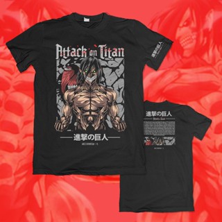 เสื้อยืดผ้าฝ้ายพิมพ์ลายแฟชั่น [ Special ] เสื้อยืด พิมพ์ลายกราฟฟิค ATTACK ON TITAN X MECHANISM V (XS-5XL)