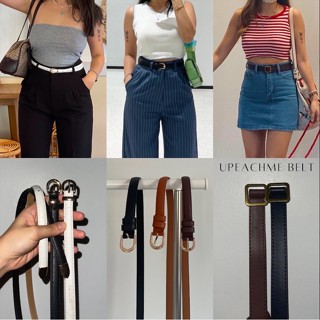 🔥โปร 1฿🔥 (ลูกค้าจ่าย1บาท ร้านออกให้149บาท) UPEACHME BELT I เข็มขัดวินเทจผู้หญิง เข็มขัดเส้นเล็กผู้หญิงสไตล์เกาหลี