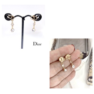 ต่างหู Dior รุ่น Clair D Lune Earrings งานแบรนด์ Hi-End