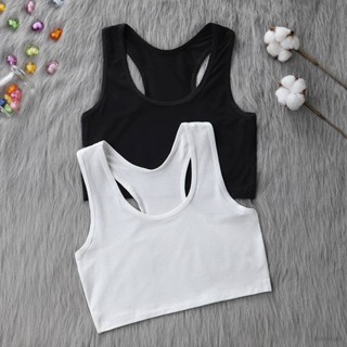 Teens Bra For Girl Kids bralette tops wireless small vest underwear pullover primary school primary school back