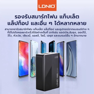Shopee Thailand - Super fast charger, fast charging head, power 65W, display screen QC4 PD QC3.0, single end, 2USB-C 2USB-A LDNIO A4808Q, cable length 150cm