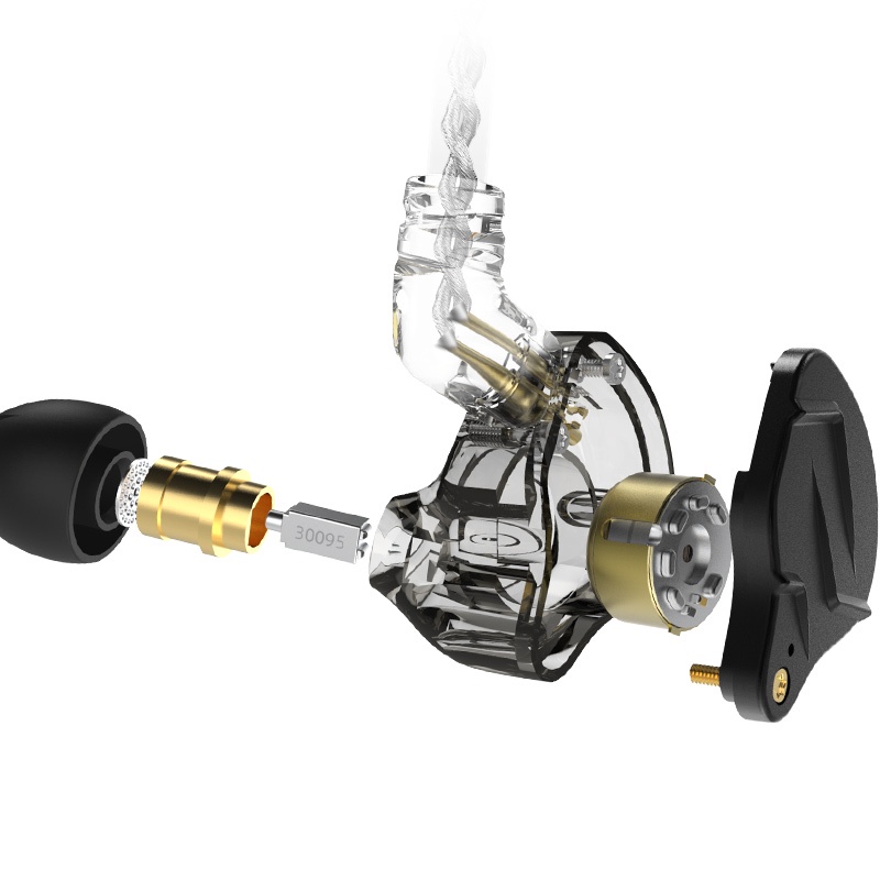 Kz ZSN Pro X หูฟังอินเอียร์ ไฮบริด 1BA+1DD HIFI ตัดเสียงรบกวน NRA CAR+ CCA TRN C10
