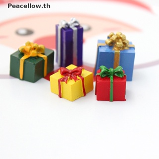 Peacellow กล่องของขวัญคริสต์มาสจิ๋ว สเกล 1/12 สําหรับตกแต่งบ้านตุ๊กตา 5 ชิ้น