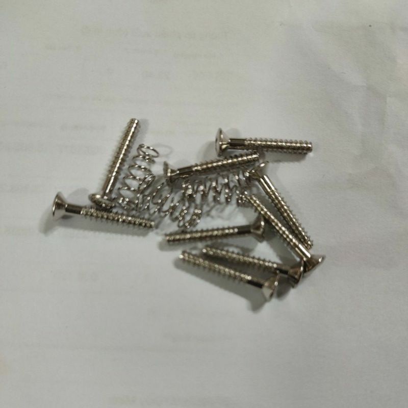 เอ็กซ์โอ หยิบสกรูสําหรับกีตาร์ไฟฟ้า strat (1 สกรู 1 สปริง)