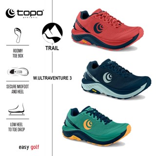 TOPO ATHLETIC TRAIL ULTRAVENTURE 3  WOMENS RUNNING SHOES  รองเท้าวิ่งเทรลผู้หญิง  รองเท้าวิ่งผู้หญิง  รองเท้ากีฬาหญิง