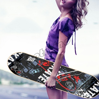 HotMind สเก็ตบอร์ด ทนทาน สไตล์สปอร์ตสวยงาม สกู๊ตเตอร์ สี่ล้อ Skate board