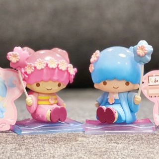 【ของแท้】TOPTOY ตุ๊กตาฟิกเกอร์ Sanrio Blossom And Wagashi Blind Box เครื่องประดับ ของขวัญ