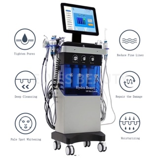 Hot Selling 14 in 1 Hydrofacial Hydrafacial Beauty SPA Machine Water Oxygen Diamond Dermabrasion Anti Wrinkle Facial Whi