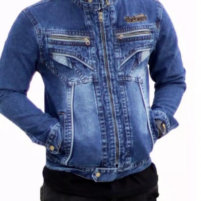 REDUCTION ราคาถูก! THE BERRY SLIPPING JEANS JACKET - เสื้อแจ็คเก็ตยีนส์ผู้ชาย - แจ็คเก็ตยีนส์ - สามา