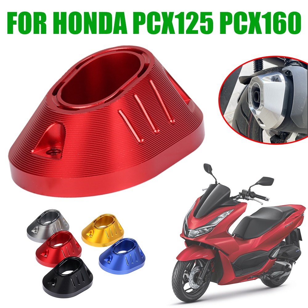 ฝาครอบปลายท่อ อุปกรณ์เสริม สําหรับรถจักรยานยนต์ PCX160 PCX 160 2021 2022 PCX125 PCX 125