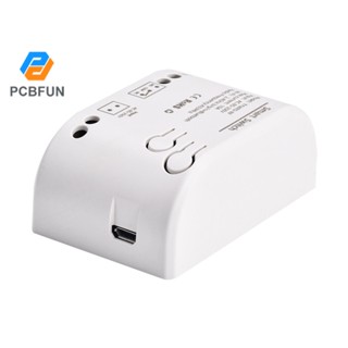 Pcbfun Tuya โมดูลสวิตช์รับสัญญาณ Wifi ไร้สาย 1/2/4CH DC 7-32V 5V 12V 24V 220V RF 10A