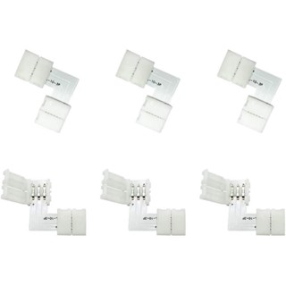 L connector 3 พิน ข้อต่อไฟวิ่ง RGBIC สำหรับเข้ามุม ขนาด 10mm