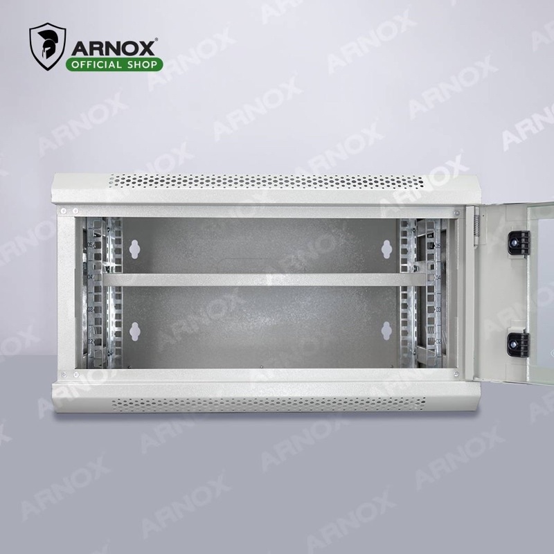 ตู้Rack Network Cabinet 6U (40 Cm.) Axn-6U New สีขาว ประกอบแล้ว ยี่ห้อArnox  - Ncwshop - Thaipick