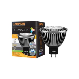 หลอด LED LAMPTAN MR16 DIM 7 วัตต์ GU5.3 WARMWHITE