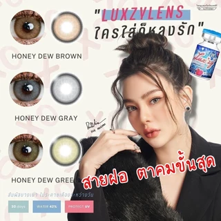 🔥คอนแทคเลนส์✨ขนาดมินิ✨ Honey Dew (Luxzylens) Brown / Gray / Green