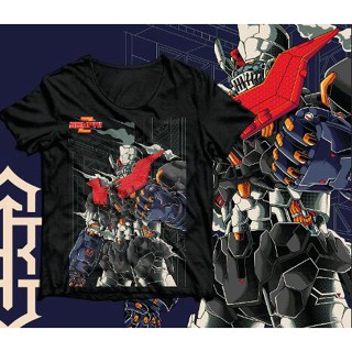 เสื้อยืดผ้าฝ้ายพิมพ์ลายแฟชั่น เสื้อยืด พิมพ์ลาย Mazinger Z Iconic Mecha Series Senpai สําหรับผู้ชาย และผู้หญิง