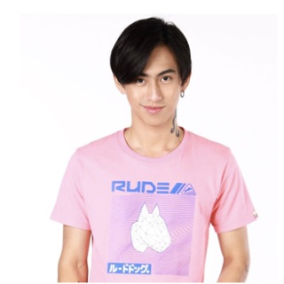 Rudedog By Hashtag เสื้อยืดแขนสั้น ทรงผู้ชาย รุ่น BIGHEAD สินค้าลิขสิทธิ์แท้