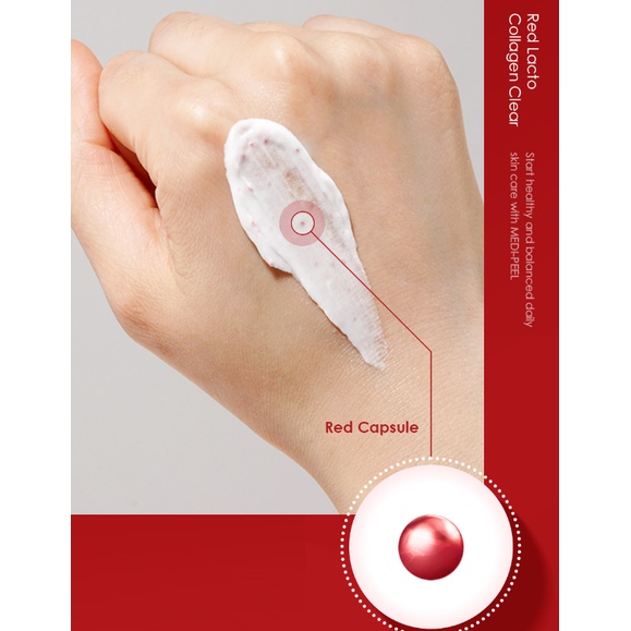 MEDIPEEL Red Lacto Collagen Cleansing Balm to Oil/Cleansing Oil/Clear 2.0 - รูปที่ 3