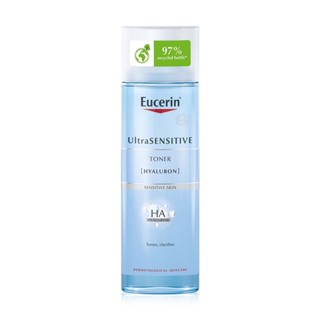 Eucerin UltraSENSITIVE [Hyaluron] Toner 200ml โทนเนอร์เอสเซ้นส์ผสานไฮยาลูรอน เติมความชุ่มชื่นผิว บำรุงผิว