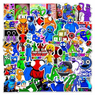 Best Rainbow Friends Roblox Doodle Stickers 50PCS for Car Laptop Phone Suitcase Water Glasses Decal Waterproof Birthday Gifts Well