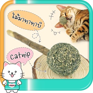 Catnip แคทนิป แมว อมยิ้ม เสียบไม้มาทาทาบิ สมุนไพรแมวฟิน กัญชาแมว ไม้มาทาทาบิ ขัดฟันแมว ของเล่นแมว​