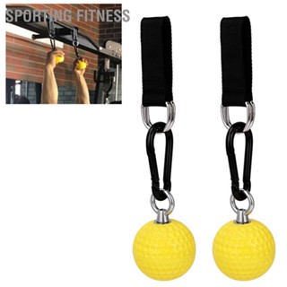 Sporting Fitness Yellow Pull Up Arm Strength Training Hanging Ball Gym Exercise Home Fitness Chin Equipment