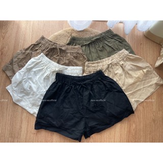🔥ขาย👚Dee  shop🔥🔥กางเกงขาสั้นย่งยืดรอบตัว แต่งขอบตัดปลายขา ตีเกร็ดปลายขา เกาหลีไม่ไหว คาเฟ่ต้องเข้าแล้วล่ะ