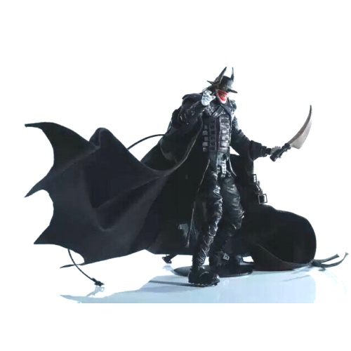 [พร้อมส่ง/ของใหม่] SP-C-MF-BMWL: Custom Wired Cape for McFarlane Batman Who Laughs  ผ้าคลุมไม่มีฟิกเกอร์