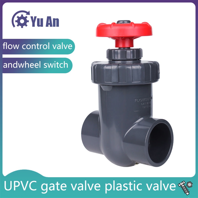 Buy Tube Connector 1pc I.D 20/25/32/40 UPVC Gate Valve Precision Flow