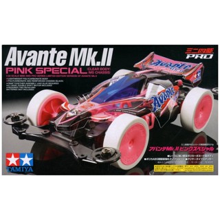 รถกล่อง (เต้ชมพู) Tamiya 95061 - Avante Mk. II Pink Special (Clear Body) (MS Chassis)