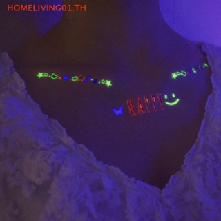 ONEHOME Luminous Tattoo Sticker Element Light Festival Temporary Shine Waterproof Cool TH