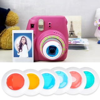 ชุดฟิลเตอร์กล้อง 4 6 สี สำหรับ Fujifilm Instax Mini 7S 8 8+ 9