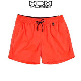 HOM (ออฮ์ม)  รุ่น 401415-1035 กางเกงว่ายน้ำชายSunlight Beach Boxer ผ้าโพลีเอสเตอร์ แห้งเร็ว ไม่อุ้มน้ำ ทนทานต่อสารเคมี