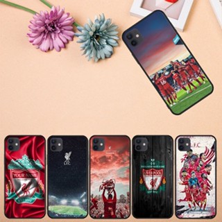 เคสโทรศัพท์มือถือแบบนิ่ม ลาย Liverpool H สีดํา สําหรับ iPhone 5 5s SE 2016 6 6s 6Plus 6sPlus 7 8 7Plus 8Plus X XS XR XS Max