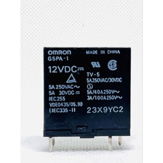 omron G5PA-1  12VDC SA250VAC〜5A  30VDC1EC25 12VDE0435/05.30IEC335-11