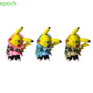 Epoch โมเดลตุ๊กตาฟิกเกอร์ Pokemon Boy Girl Anime Pocket ของเล่นสําหรับเด็ก