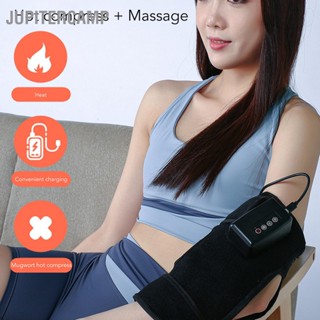 JUPITERCAMP Heated Knee Brace 3 Massage Modes Temperature Adjustable Easy Carrying Heating Ankle Wrap DC5V 2A 10W