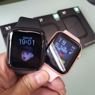 Iwo X7 Series 5 นาฬิกาข้อมือสมาร์ทวอทช์ เชื่อมต่อบลูทูธ วัดอัตราการเต้นหัวใจ ติดตามการออกกําลังกาย PK X8 T500
