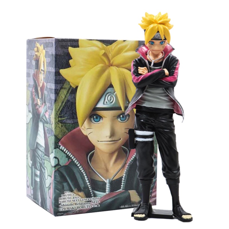 22 ซม.อะนิเมะนารูโตะ Next Generations GK Uzumaki Boruto Action Figure Mdoel PVC รูปปั้นตุ๊กตา Uzumak