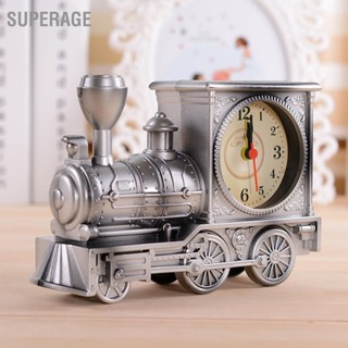 Superage Vintage Alarm Clock Decorative Battery Operated Train Style Retro Desk Time for Students Kids Seniors