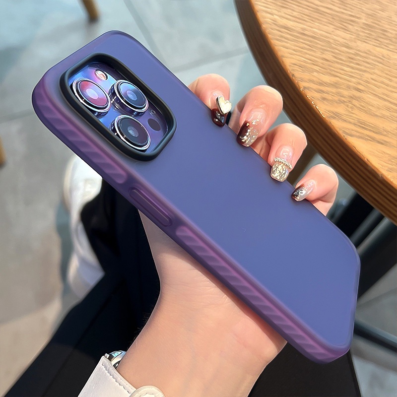 เคสโทรศัพท์มือถือแบบแข็ง ผิวด้าน กึ่งใส กันกระแทก สําหรับ iPhone 13 14 Pro Max 14 Plus