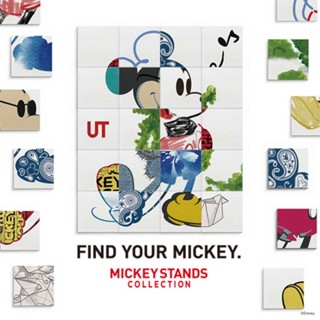 เสื้อยืด - UNIQLO x DISNEY ( Mickey Mouse Collection ) : Size M , L